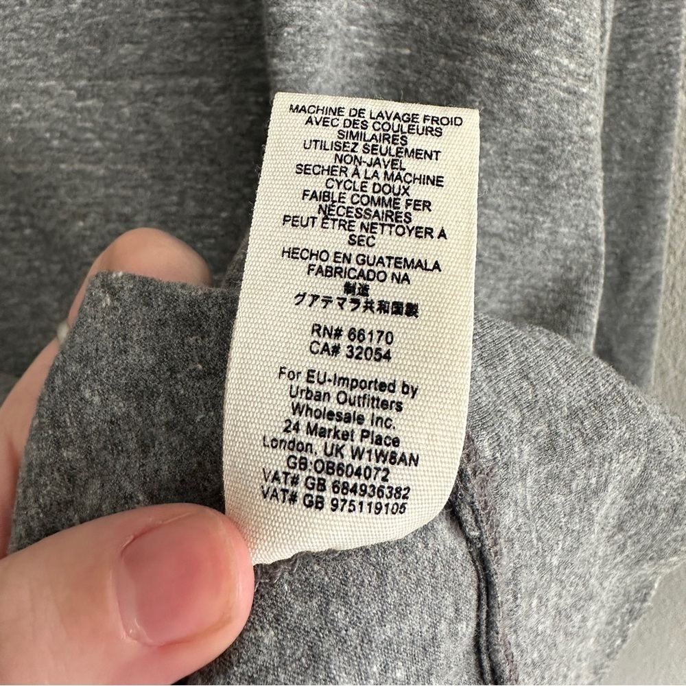We The Free Gray Off Shoulder Oversized Too XS - Picture 9 of 13